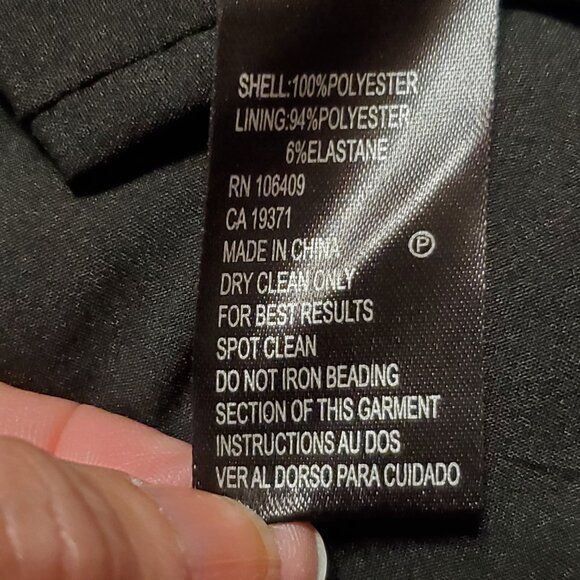 NWT Tahari Black Velvet Sequin Embroidered Knee Length Skirt Sz 10 Ornate Dressy - Picture 11 of 13